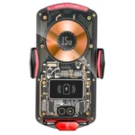 A6 Car Automatic Clamping Phone Holder 15W Magnetic Wireless Charger - Image 2