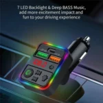 P18 Double USB Cigarette Lighter Bluetooth Car MP3 Music Player Hands-Free Calling Car Audio Device - Image 3
