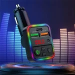 P18 Double USB Cigarette Lighter Bluetooth Car MP3 Music Player Hands-Free Calling Car Audio Device - Image 4