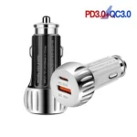 YSY-310PD 38W PD20W USB-C + QC3.0 18W USB Dual Port Fast Car Charger - Image 2