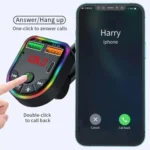 P20 Dual USB Port Car Bluetooth Hands-Free Calling Car MP3 Audio Digital Display USB Car Charger - Image 7