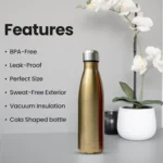 JUNSUNMAY 304 Stainless Steel Double-layer Vacuum Insulated Water Bottle - Image 3
