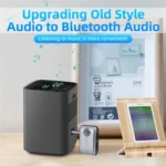 With Type-C Input TF Card Slot Hands-Free AUX Car Bluetooth Receiver - Image 4