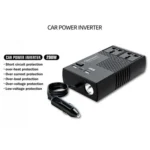 12V to 220V Car High-Power 200W Power Socket Car Charger Cigarette Lighter Car Inverter - Image 2