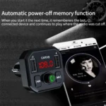 Dual USB Ports Car MP3 Player Automatic Power-off Memory Bluetooth Call FM Transmitter - Image 6