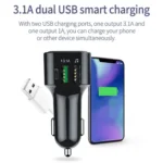 Colorful light Car Hands-free Call Bluetooth Receiver Support U Disk MP3 Player - Image 3