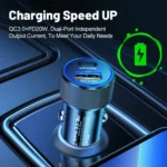 P19 Metal PD20W USB-C + QC18W USB Dual Port Car Charger - Image 3