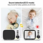 MC632A 2 Way Voice Talk Temperature Monitoring Baby Camera 3.2 inch Screen Baby Monitor - Image 4