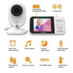 Temperature Detection 2 Way Voice Baby Security Video Camera 2.8-inch LCD Baby Monitor - Image 2