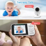 Temperature Detection 2 Way Voice Baby Security Video Camera 2.8-inch LCD Baby Monitor - Image 5