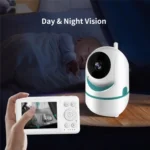 D031 2 Way Voice Built-in Lullabies Home Baby Security Camera 3.2-inch LCD Baby Monitor - Image 6