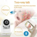 VB803 Built-in Lullabies PTZ Rotation HD Baby Security Camera 5-inch Baby Monitor - Image 6