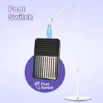 HD-AL10 UV Manicure Eyelash Beauty Floor Lamp Focus Adjustment Touch Dimming with Foot Switch - Image 4
