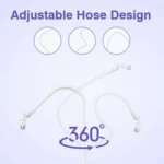 HD-AL10 UV Manicure Eyelash Beauty Floor Lamp Focus Adjustment Touch Dimming with Foot Switch - Image 6