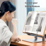 LS15 For 10-17 inch Devices Tablet Stand Aluminum+ABS Adjustable Desktop Holder with Clip - Image 6