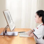 LS15 For 10-17 inch Devices Tablet Stand Aluminum+ABS Adjustable Desktop Holder with Clip - Image 7