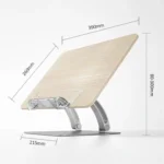 LS15 For 10-17 inch Devices Tablet Stand Aluminum+ABS Adjustable Desktop Holder with Clip - Image 8