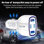 P49 53W PD20W Type-C + USB 4-port Car Charger with USB to Type-C Data Cable - Image 4