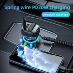 C52 Cigarette Lighter Car Charger Car FM Transmitter Bluetooth Receiver MP3 Player - Image 3