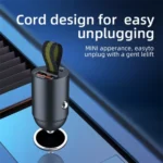 A1 QC 3.0+PD 30W Dual Car Charger Hidden Car Cigarette Lighter Phone Fast Charging Adapter - Image 4