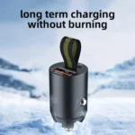 A1 QC 3.0+PD 30W Dual Car Charger Hidden Car Cigarette Lighter Phone Fast Charging Adapter - Image 8