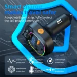 C6 Type-C+2 USB Fast Charger Audio MP3 Player Digital Display FM Car Bluetooth Transmitter - Image 6