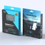 W8 With Telescopic Cable Car Audio Adapter Bluetooth Receiver FM Transmitter - Image 9