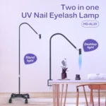 HD-AL20 Aluminum Alloy Beauty UV Lamp for Eyelash Extensions Nail Salon Foot Pedal Control - Image 3