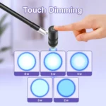 HD-AL20 Aluminum Alloy Beauty UV Lamp for Eyelash Extensions Nail Salon Foot Pedal Control - Image 4