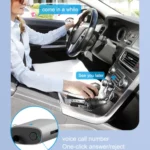 M01 Car Bluetooth Receiver Hands-Free Call 3.5mm AUX Stereo Car Wireless Adapter - Image 5
