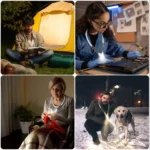 Three-tone Light LED Hanging Neck Light Emergency Light Eye Protection Reading Light - Image 7