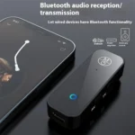 B28 2-In-1 Audio Adapter AUX Connector Bluetooth 5.1 Transmitter Receiver - Image 3