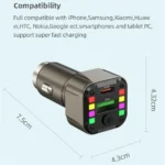 K24 Dual Ports Car Charging Adapter Car Charger PD 30W QC 3.0 Super Charger - Image 7