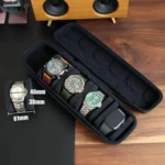Portable 5 Watch Position Zipper Display Storage Box Hard Case - Image 6