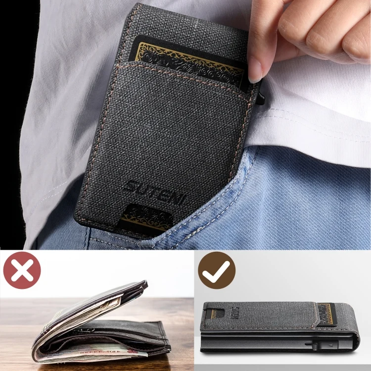 SYA002769301A_4.webp Suteni Denim Texture Key Press Automatically Pop Up Card Box - Image 6