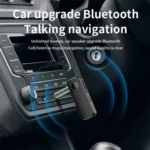 M18 Transmitter Receiver 2-in-1 Speaker Headphone Wireless Car Lapel Clip Bluetooth 5.4 Adapter - Image 5