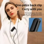 M18 Transmitter Receiver 2-in-1 Speaker Headphone Wireless Car Lapel Clip Bluetooth 5.4 Adapter - Image 8