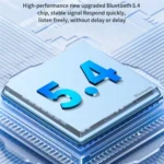 M18 Transmitter Receiver 2-in-1 Speaker Headphone Wireless Car Lapel Clip Bluetooth 5.4 Adapter - Image 9