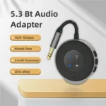W11 Wireless Music Streaming Audio Adapter 2-in-1 Car Bluetooth 5.3 Transmitter Receiver - Image 3
