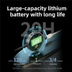 W11 Wireless Music Streaming Audio Adapter 2-in-1 Car Bluetooth 5.3 Transmitter Receiver - Image 4