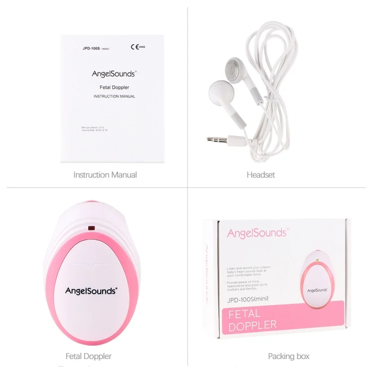 SYA00278501A_3.webp JPD-100S Mini Household Fetal Doppler Prenatal Pocket Baby Ultrasound Detector Angel Sound Heartbeat Pregnant Doppler Monitor - Image 4