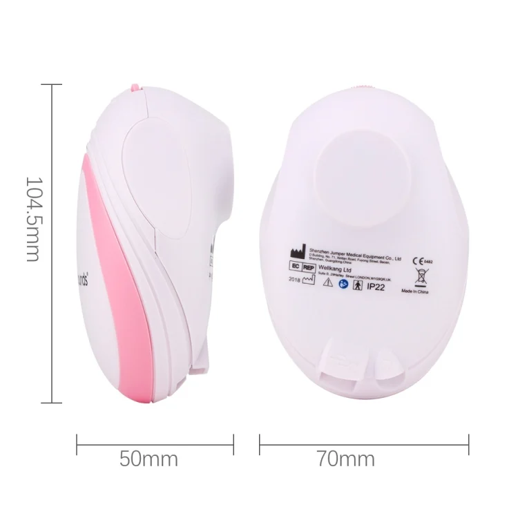 SYA00278501A_5.webp JPD-100S Mini Household Fetal Doppler Prenatal Pocket Baby Ultrasound Detector Angel Sound Heartbeat Pregnant Doppler Monitor - Image 6