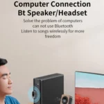 W10 Car Stereo Wireless Connection Audio Adapter 2 in 1 Car Bluetooth 5.3 Receiver Transmitter - Image 3