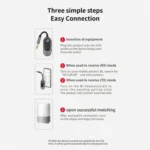 W10 Car Stereo Wireless Connection Audio Adapter 2 in 1 Car Bluetooth 5.3 Receiver Transmitter - Image 5