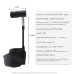 AL50 Eyelash Extensions / Nail Art / Eyebrow Tattoo Wrist Strap Curing Light UV Lamp - Image 8