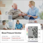 RZ204 Automatic Digital Wrist Cuff Blood Pressure Monitor Heart Beat LCD Digital Wrist Watch - Image 5