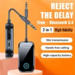 T80 2-in-1 Car AUX / TV / Speakers Wireless Bluetooth-Compatible 5.4 Receiver / Transmitter - Image 4