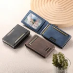 Suteni Denim Pattern Button Automatically Pops Out the Card Box - Image 3