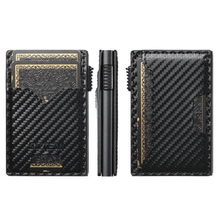SYA0029264_B2.webp The Suteni carbon fiber pattern double-sided card insertion button automatically ejects the card box - Image 3
