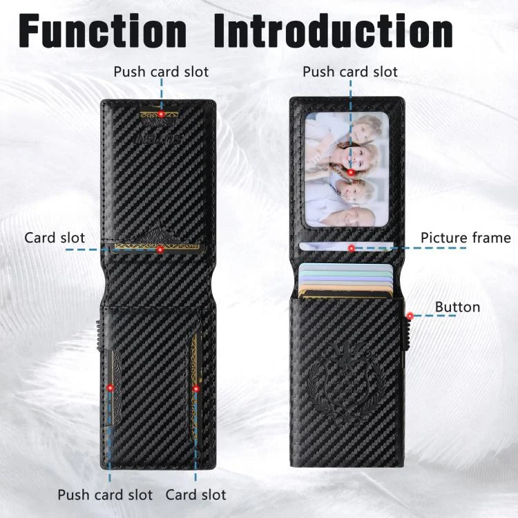 SYA002926501A_1.webp The Suteni carbon fiber pattern button automatically pops out the veneered printed card box - Image 4